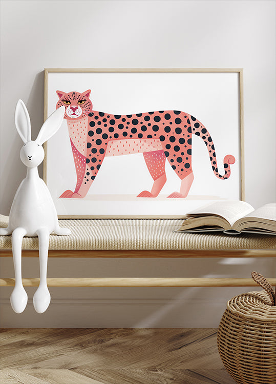 Pink Leopard Plakat