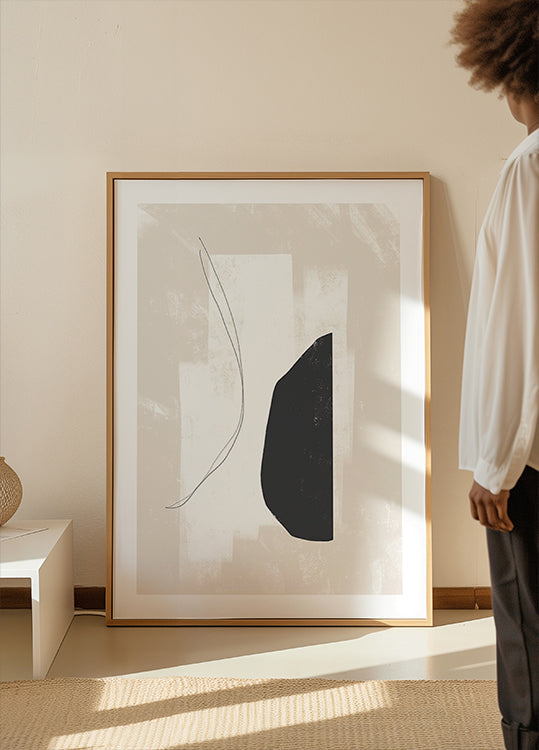 Monochrome Harmony Plakat