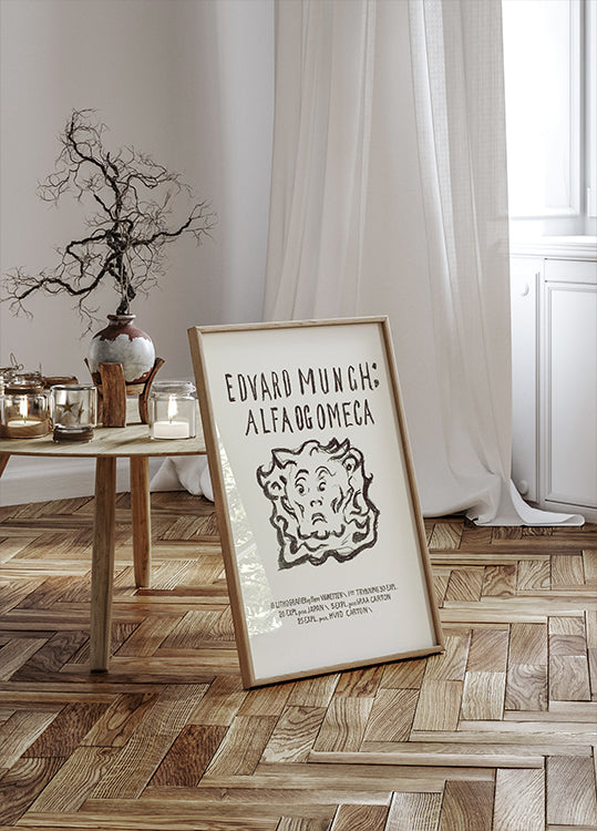 Edvard Munch: Alpha and Omega lithograph Plakat