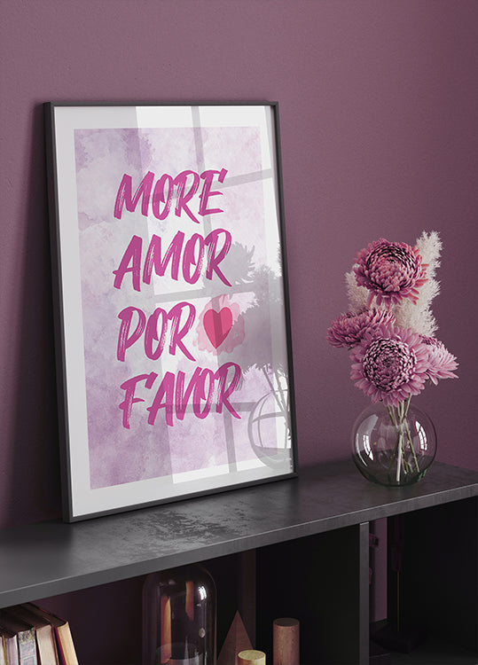 More Amor Por Favor Plakat