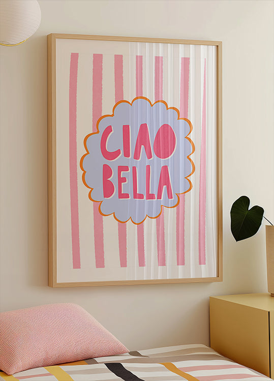 Pink Greetings Plakat