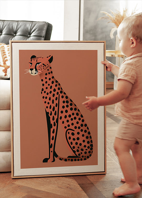 Modern Cheetah Plakat