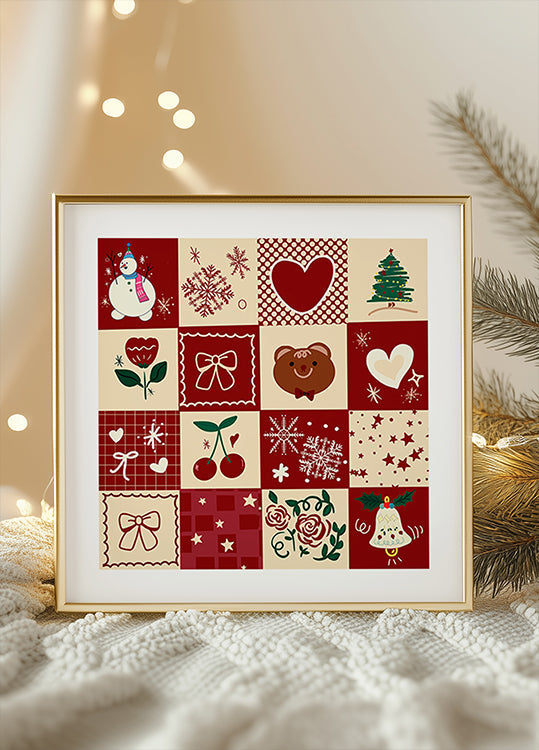 Xmass pattern Plakat