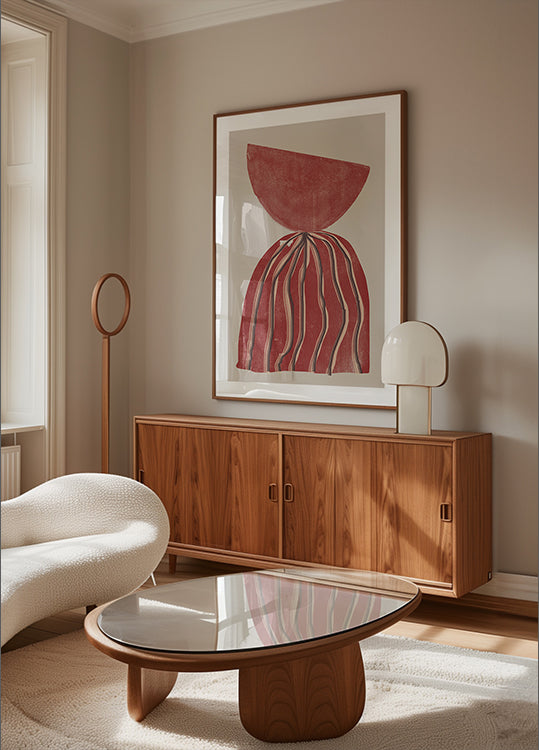 Crimson Silhouette Plakat