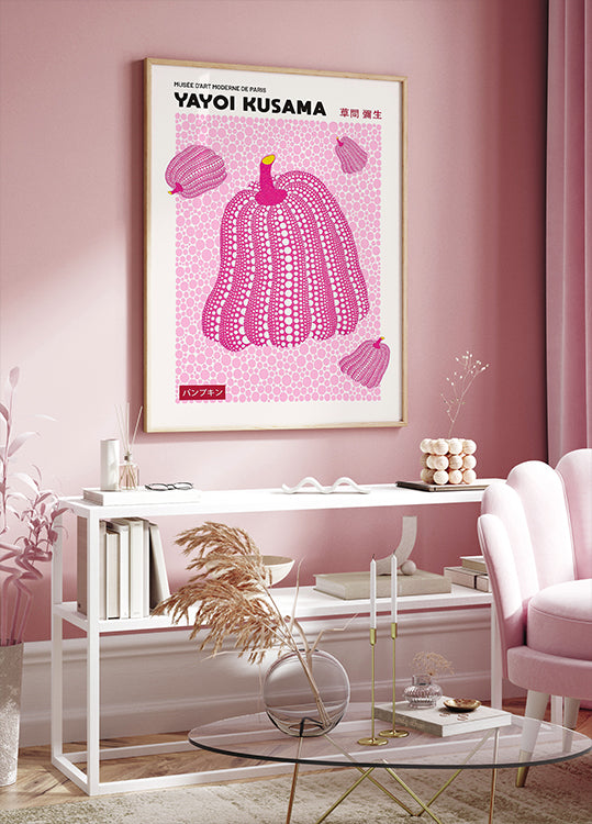Yayoi Kusama Pumpkin Plakat