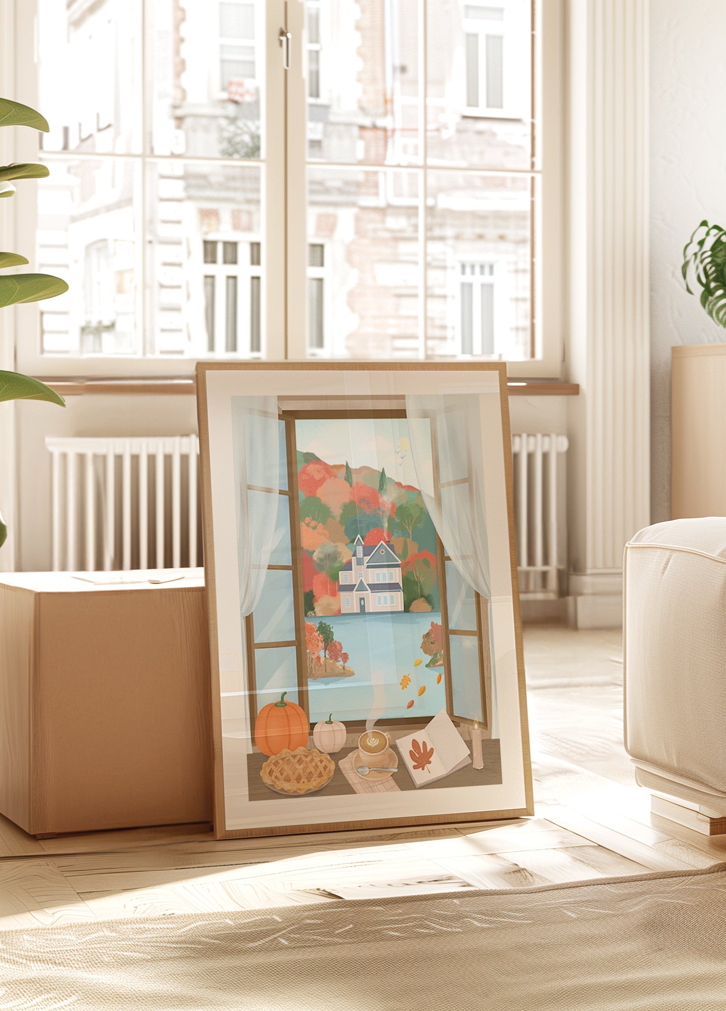 Autumn Cottage Plakat