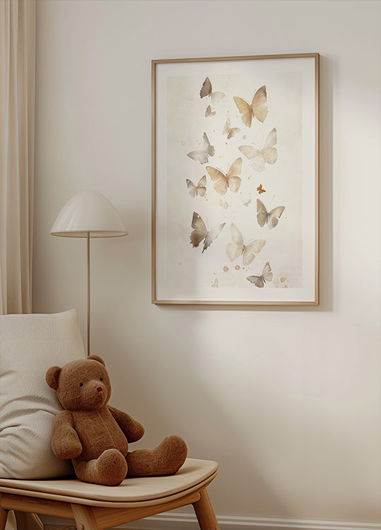 Soft Butterflies Plakat