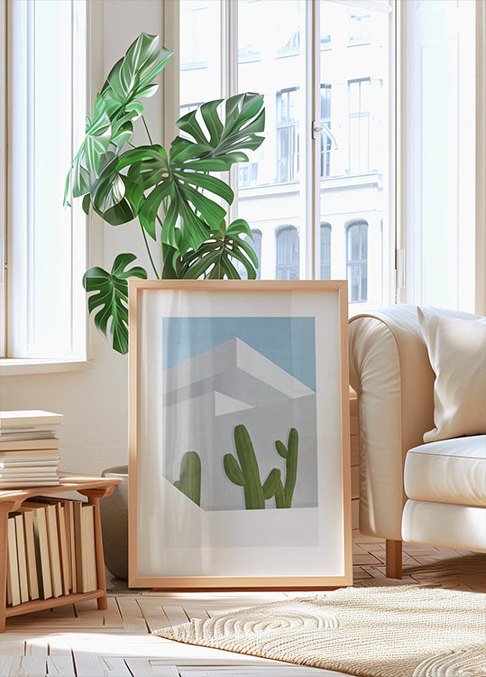 Cactus Shadows, Modern Desert Architecture Plakat
