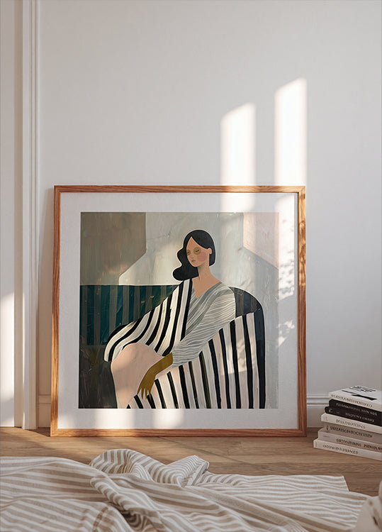 Woman In Recline Plakat