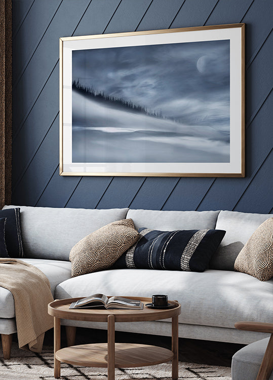 Winter night Plakat