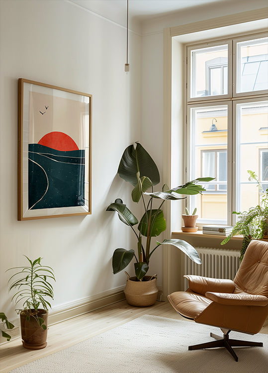 Dancing Seagulls Plakat