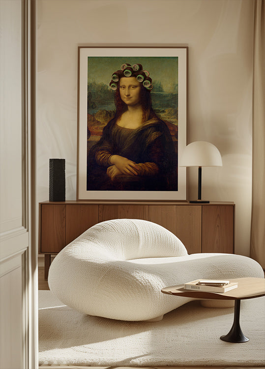 Mona Lisa -  the Curly Girly Edition Plakat