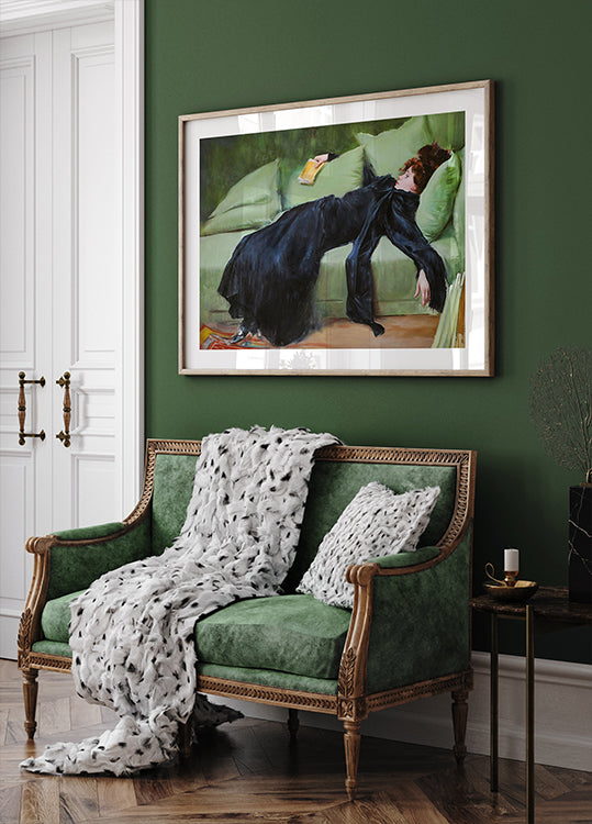 Decadent Young Woman, After the Dance Plakat