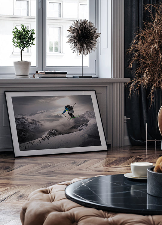 Backcountry skiing Plakat