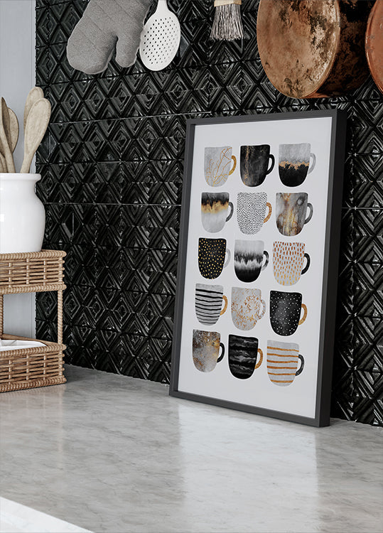 Pretty Coffee CupsPlakat