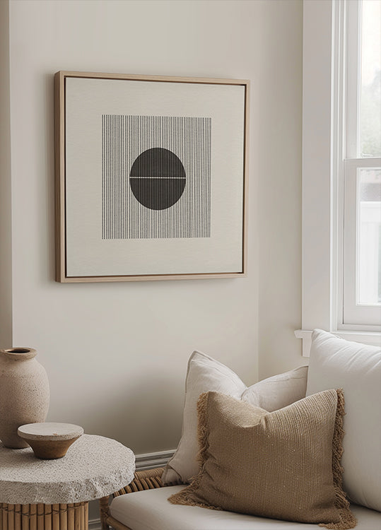 Line and Circle Harmony Plakat