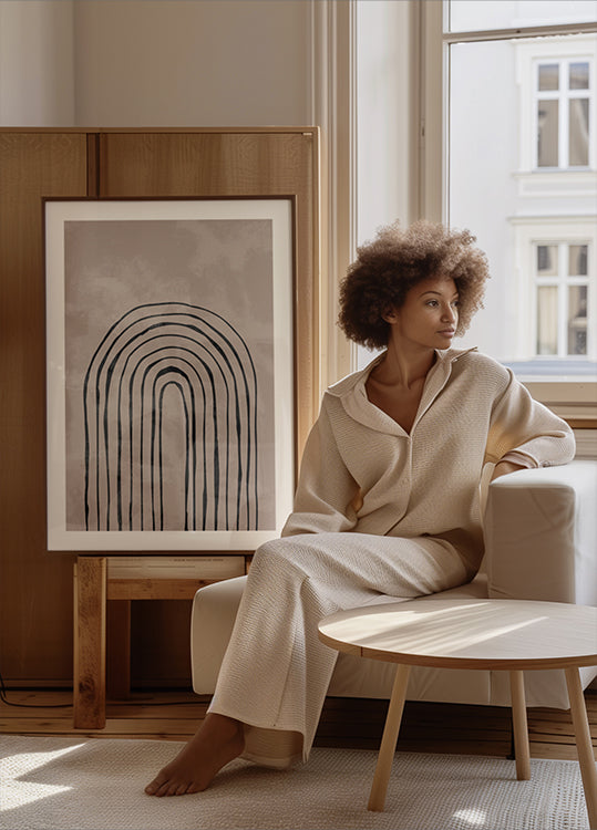 Arch one way black No.4 Plakat