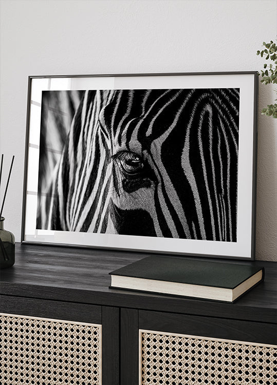 Abstract Zebra Plakat