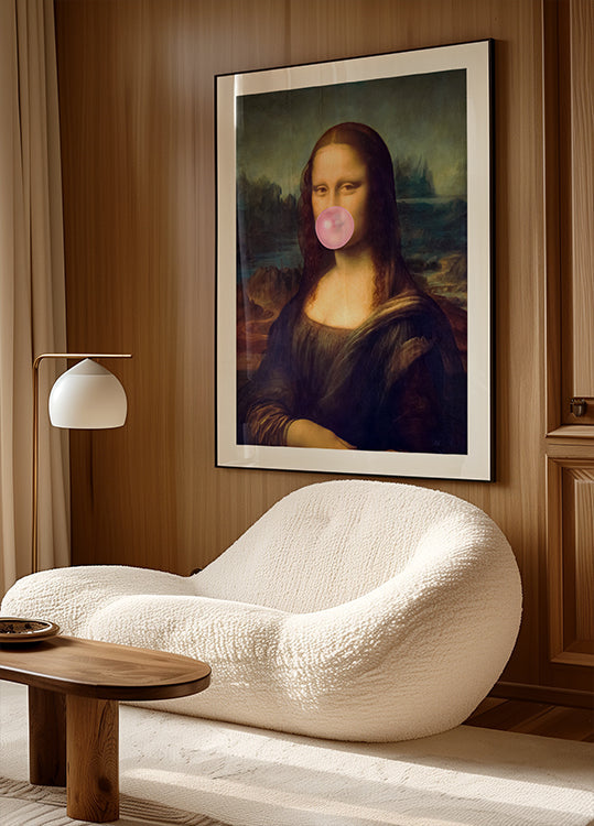 Mona Lisa Bubble Gum Plakat