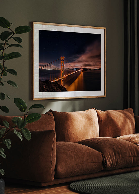 Golden Gate to Stars Plakat