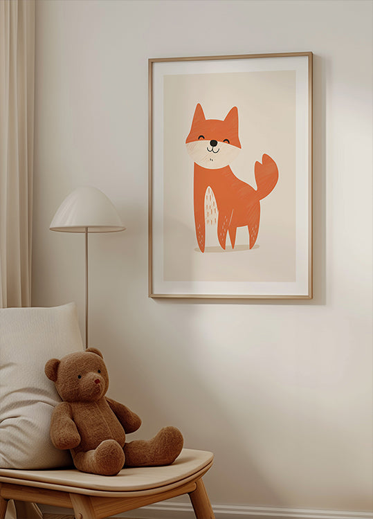 Smiling Fox Plakat
