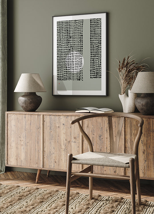 Hidden Moon N°4 | Behind the Curtains Plakat