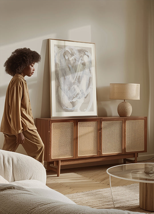 Abstract Brush Strokes 146 Plakat