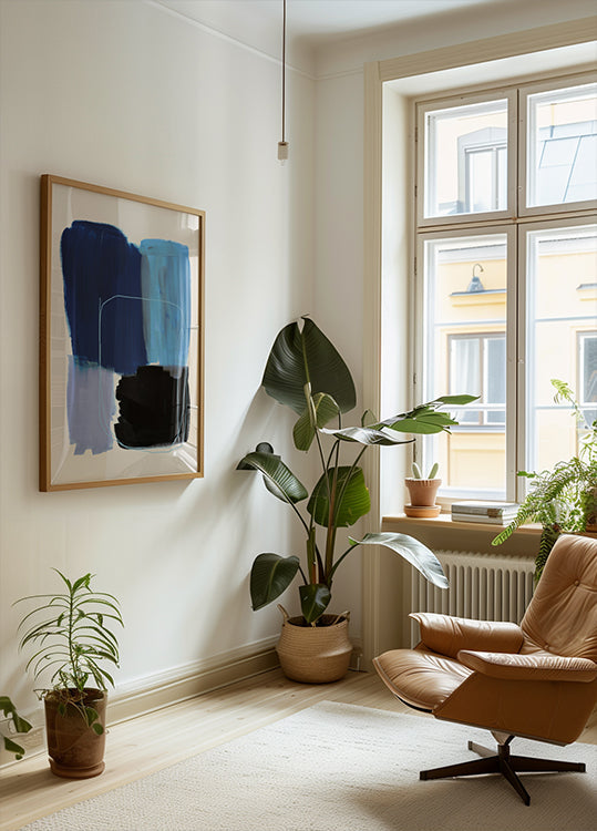 Abstract Brush Strokes 120x Plakat