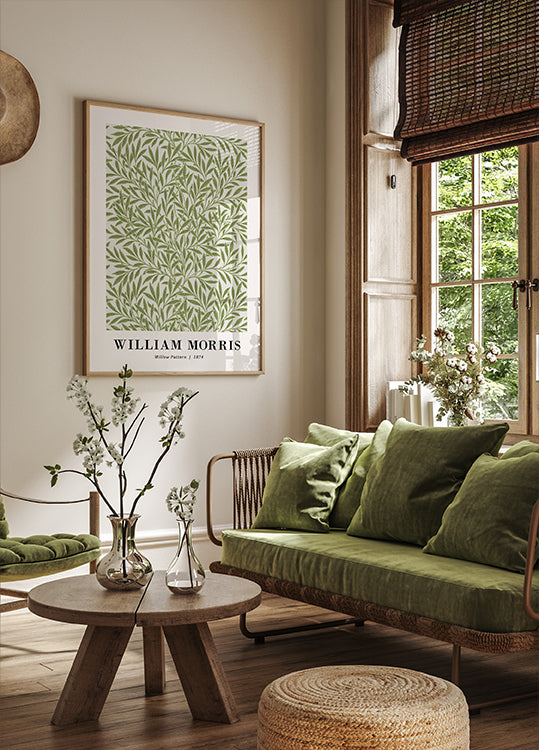 William Morris Willow Pattern 1874 Plakat
