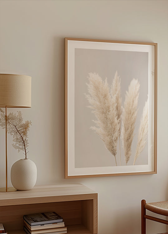Pampas Grass Grey 02 Plakat
