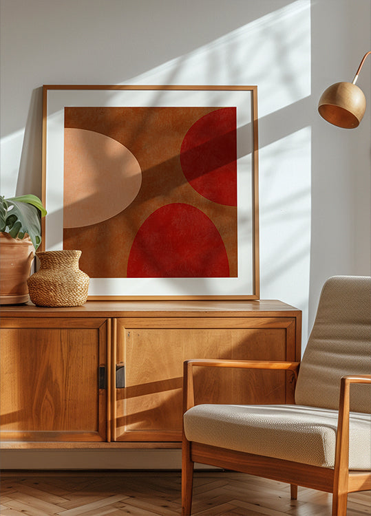 Autumn Mid Century Earthy 24 Plakat