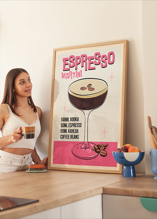 Espresso Martini Plakat