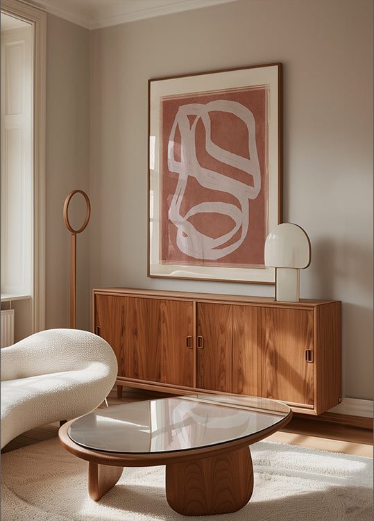 Abstract Flow III Plakat