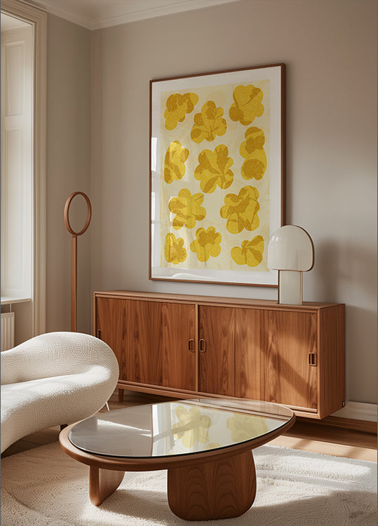 Golden Blooms Plakat