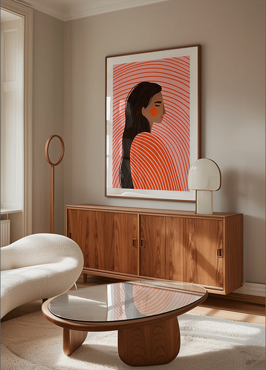 The Woman With the Lines Plakat