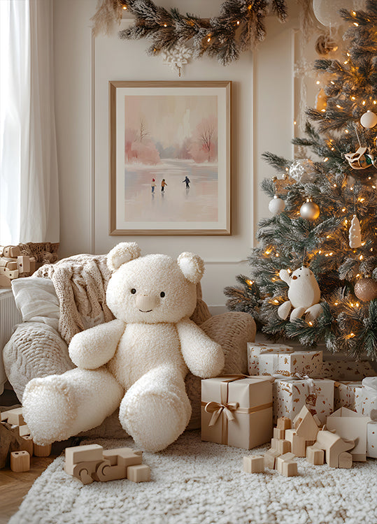 Schlittschuhlaufen Plakat