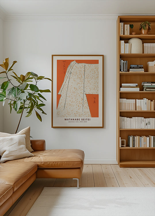 Watanabe Seitei Japanese Robe  Plakat