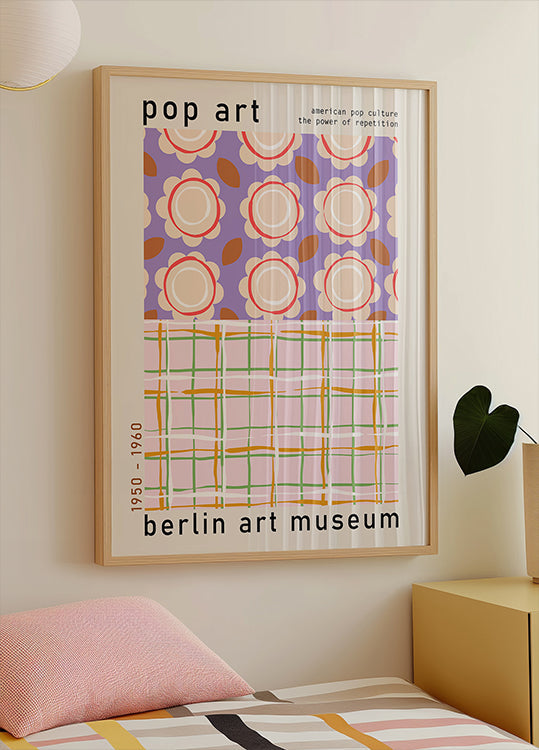 Berlin Art Museum Pop Art Plakat