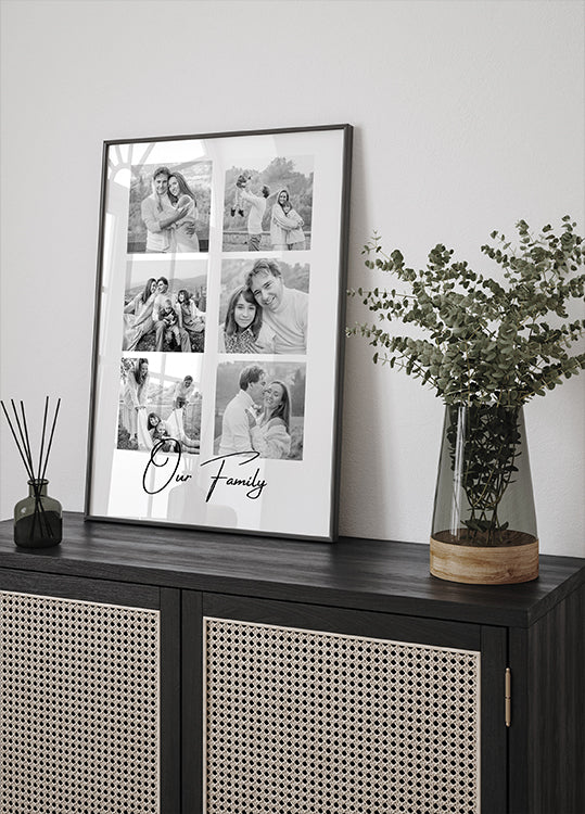 Our Family Collage Plakat