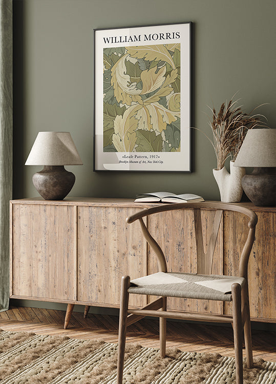 William Morris Leafe Pattern Plakat