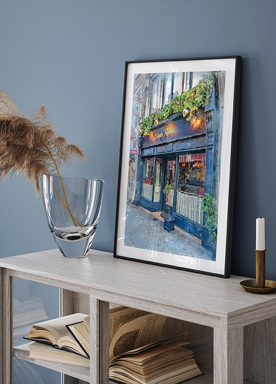 Dublin City Watercolor Art Ireland (10) Plakat