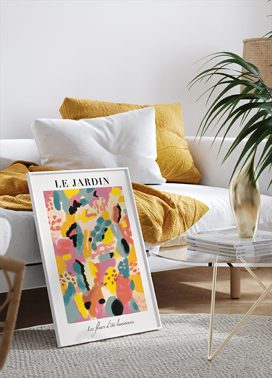 Le Jardin, luminous summer garden Plakat