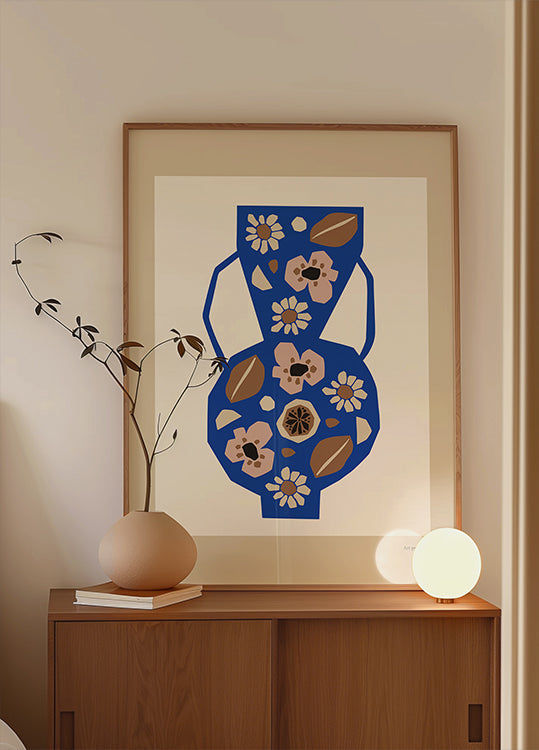 Floral Vase Harmony Plakat