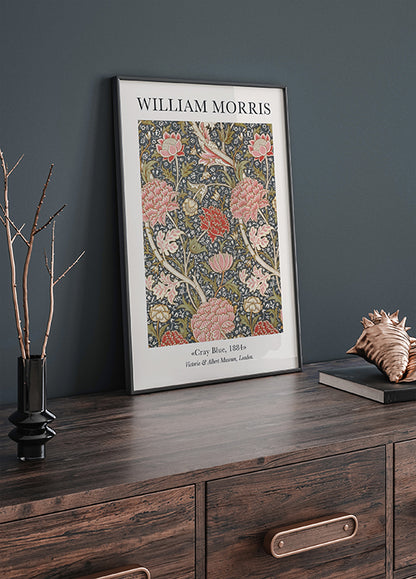 William Morris Cray Blue Plakat