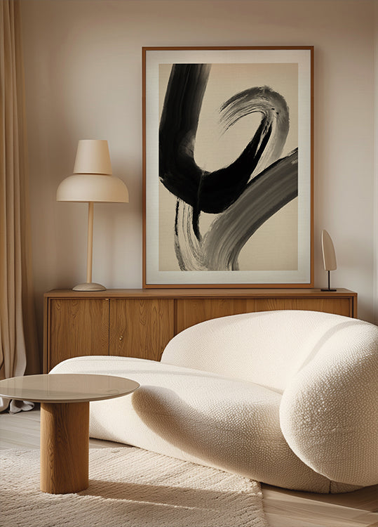 Brushstroke Whirl Plakat