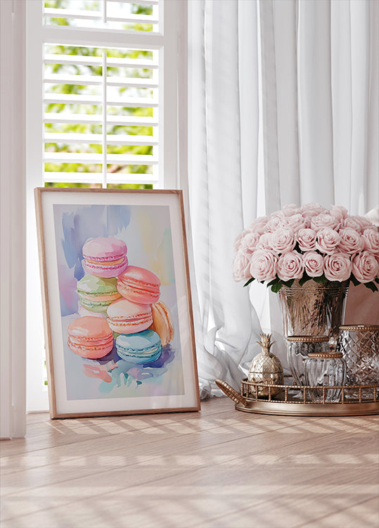 Colorful Macaron Plakat