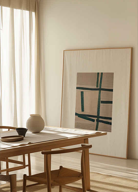 Muted Gridlines Plakat