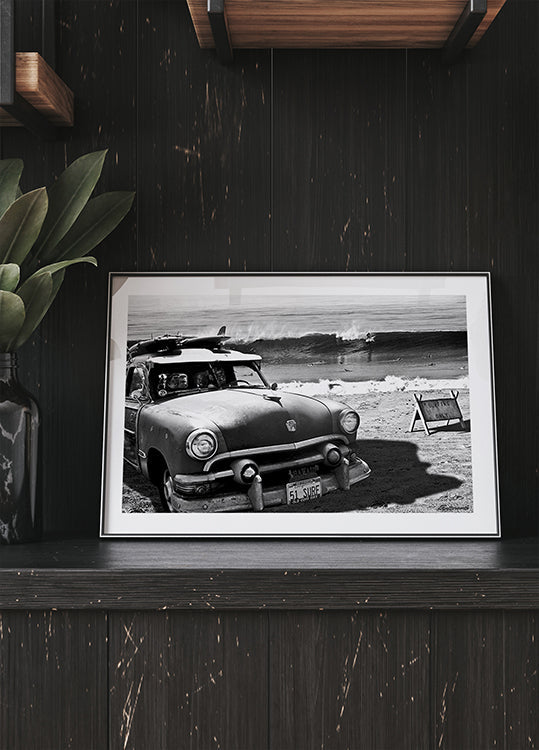 Vintage Ford Woody Plakat