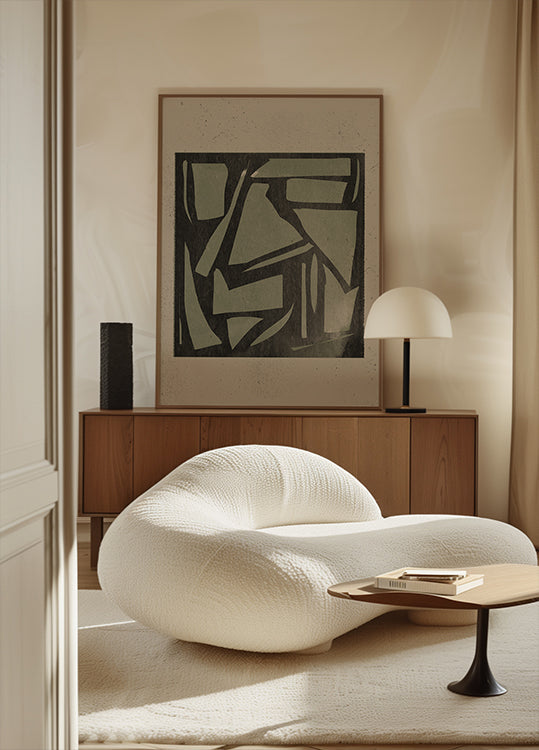 Abstract Fragments Plakat