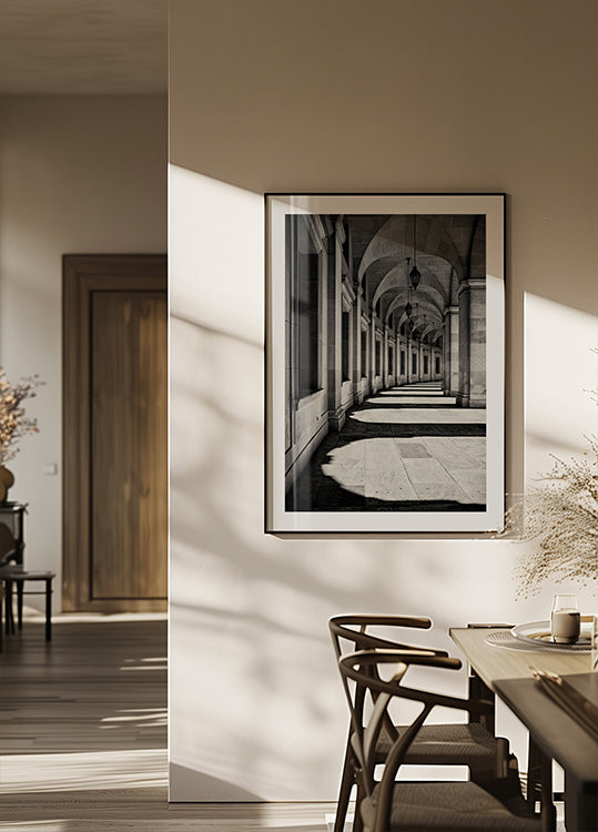 Curved Corridor Plakat